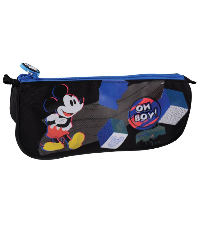Penar etui pentru scoala, neechipat, imprimeu Mickey Mouse - imagine 4